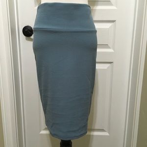 Like new dusty blue small lularoe Cassie